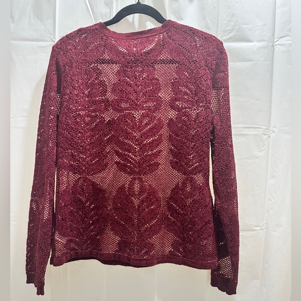 Chic Maroon Lace Blouse for Women
NWOT - Picture 5 of 6